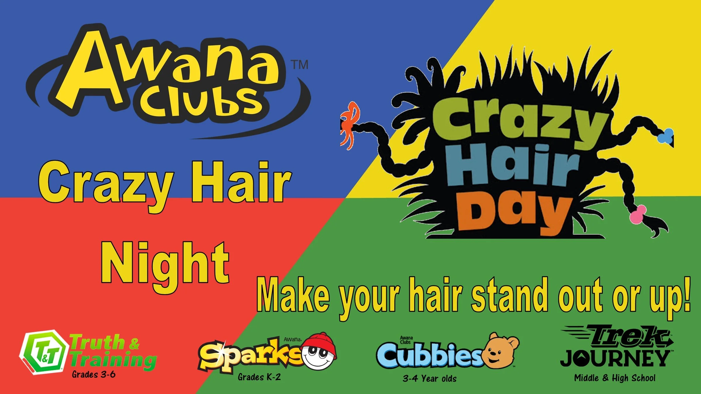Awana Crazy Hair Night