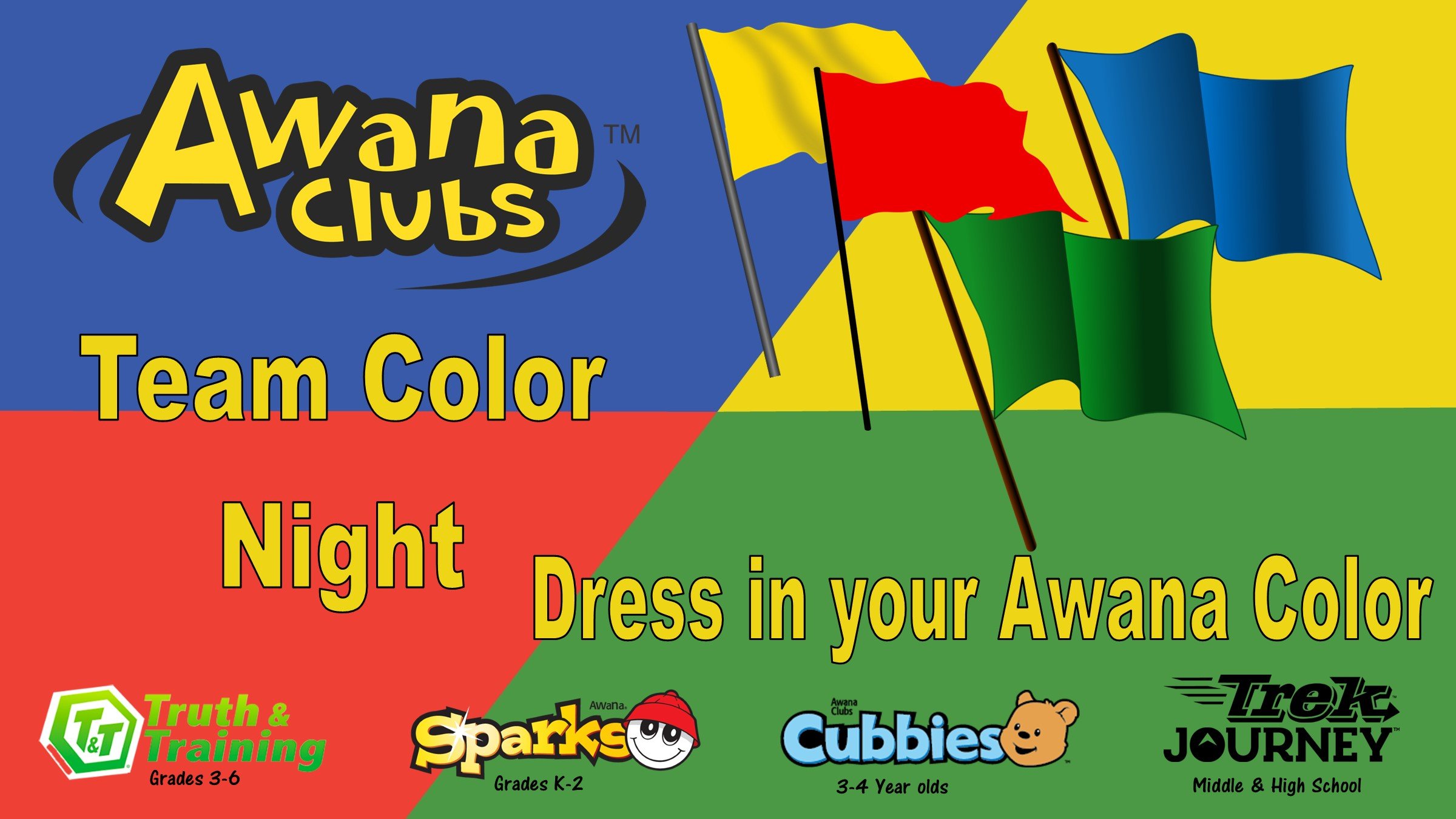 Awana Team Color Night
