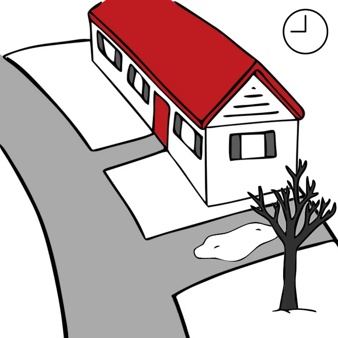 Noter que si vous pelletez vos marches, passages et/ou la devanture de porte de garage et mettez la neige dans l’entrée, effectuer ce travail avant 9h00 du matin. Si le nettoyage final a déjà été effectué, n ous ne repasserons pas pour enlever cette neige