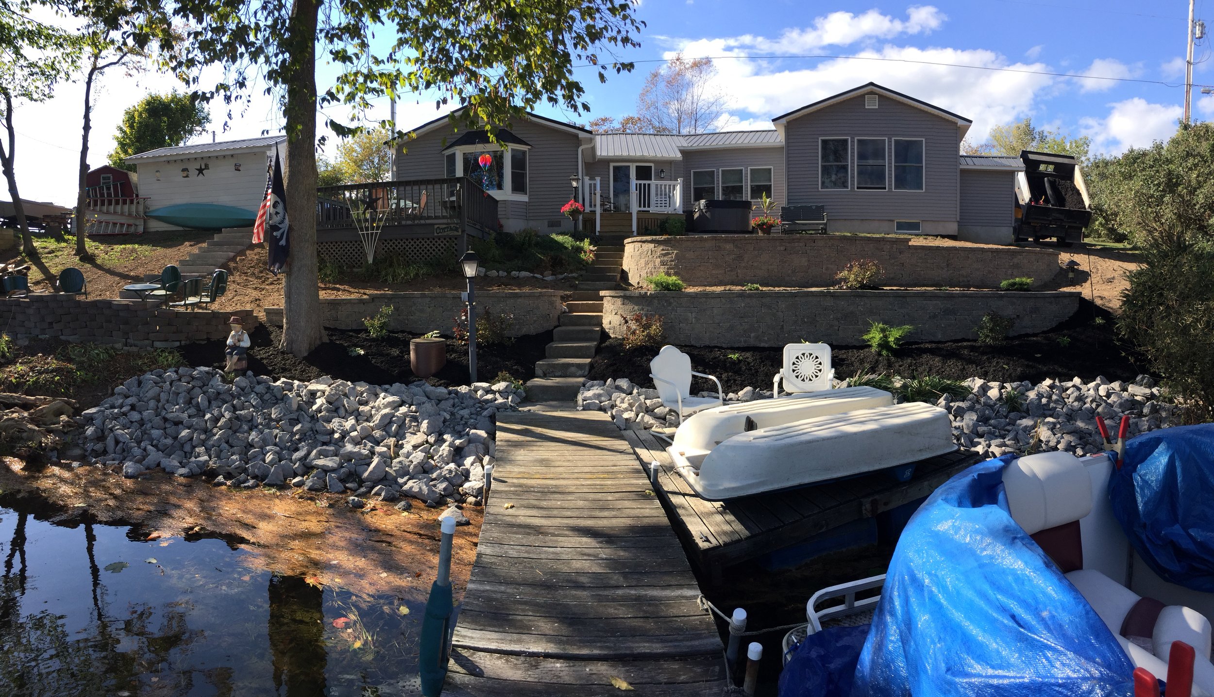 Retaining Walls and Steps
