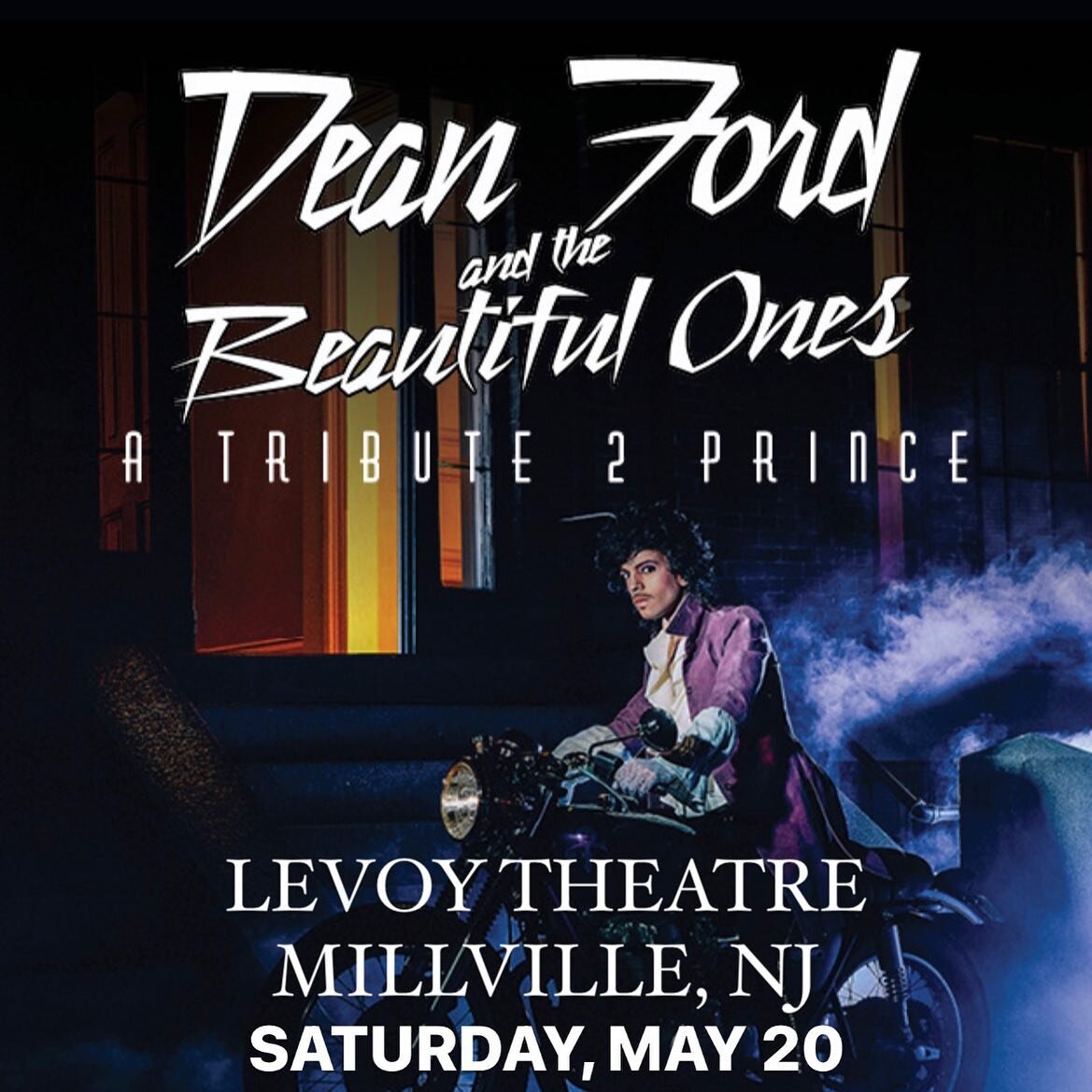 5/20 SATURDAY 🚨:: Millville, NJ - Can&rsquo;t wait 2 party at Levoy Theatre!

🎶:: A Tribute 2 PRINCE
📅:: Saturday, May 20th
📍:: Levoy Theatre | Millville, NJ
🎟:: ON SALE NOW