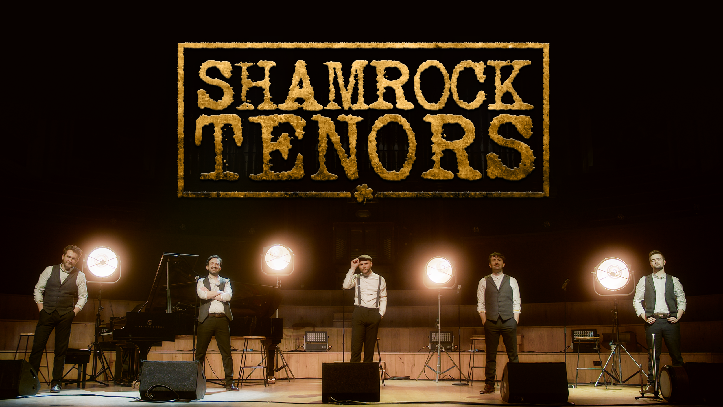 The Shamrock Tenors live on stage