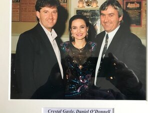 Kieran Cavanagh with Daniel O Donnell & Crystal Gayle in the early years