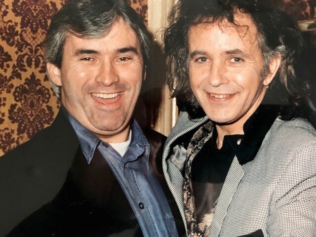On tour with David Essex in the 80's