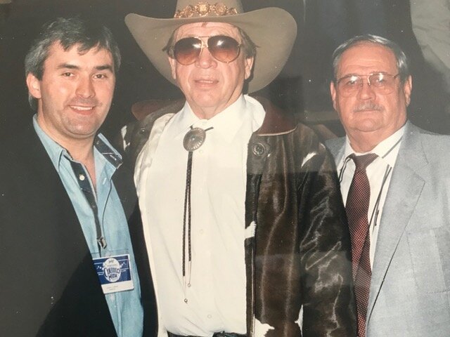 Kieran Cavanagh on tour with Buck Owens and his manager Jack McFadden