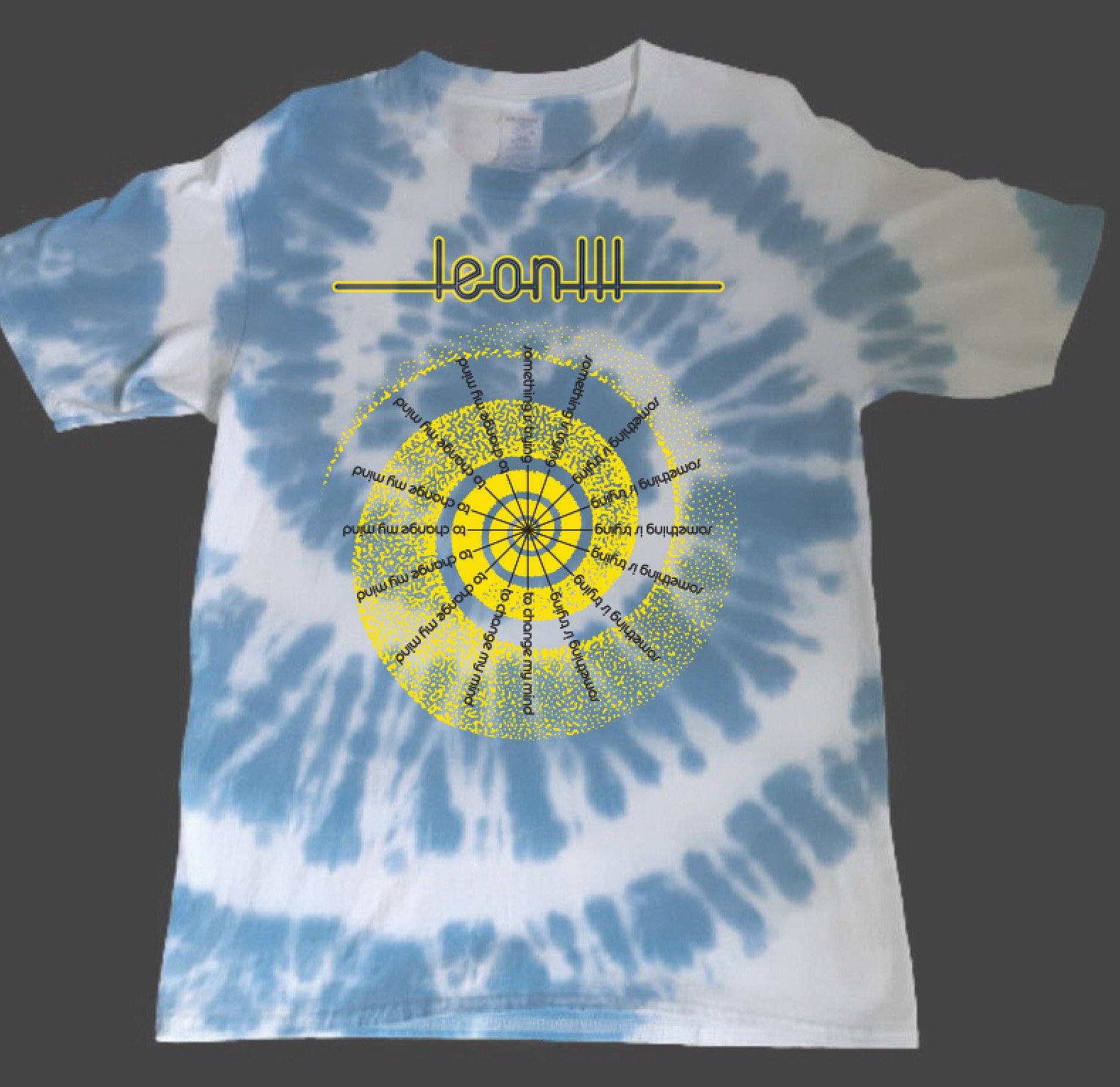 Something Spiral T-Shirt -  Crumple Dye (PRE-ORDER)