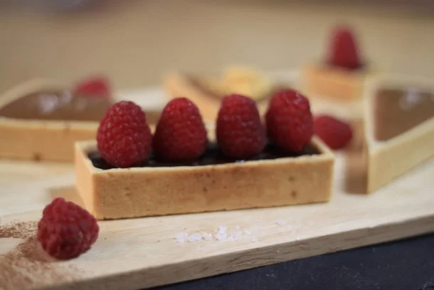 Chocolate & Raspberry Tarts
