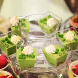 Green Pea Panacotta