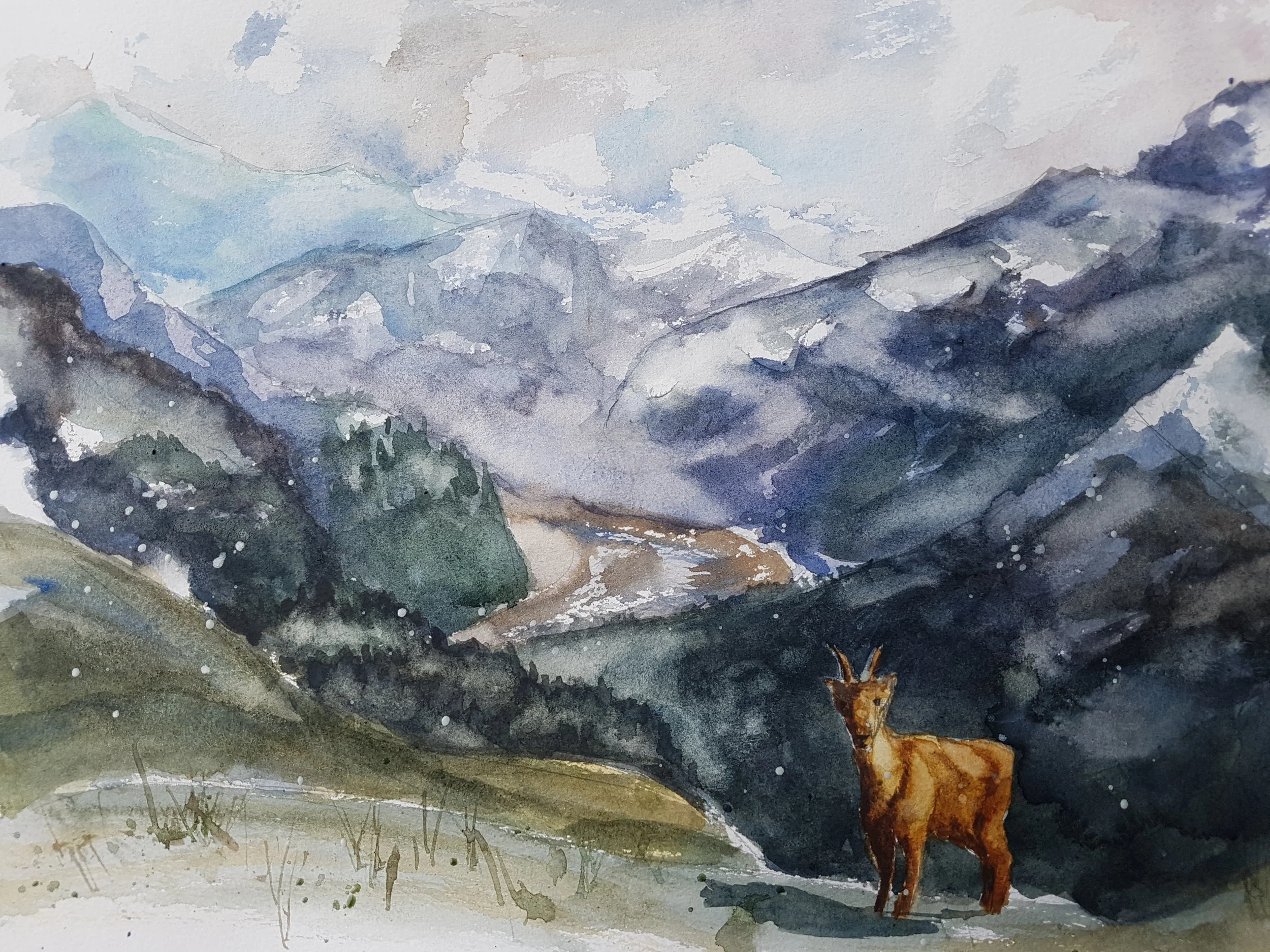 “Grindewald Billy Goat” 14x11”