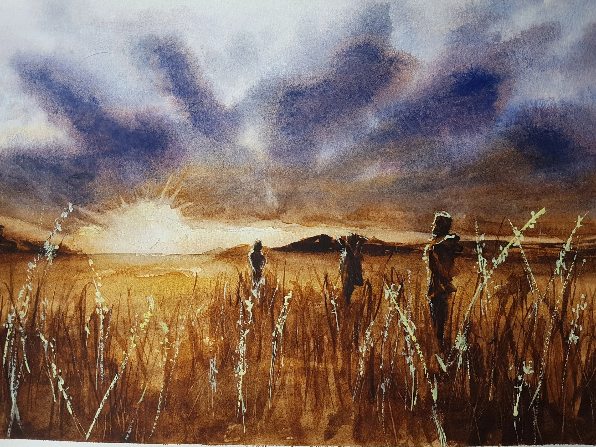 “Fields of Gold” 11x14” Original photo by Jordan McQueen: https://www.instagram.com/jordanfmcqueen/ | https://unsplash.com/@jordanfmcqueen