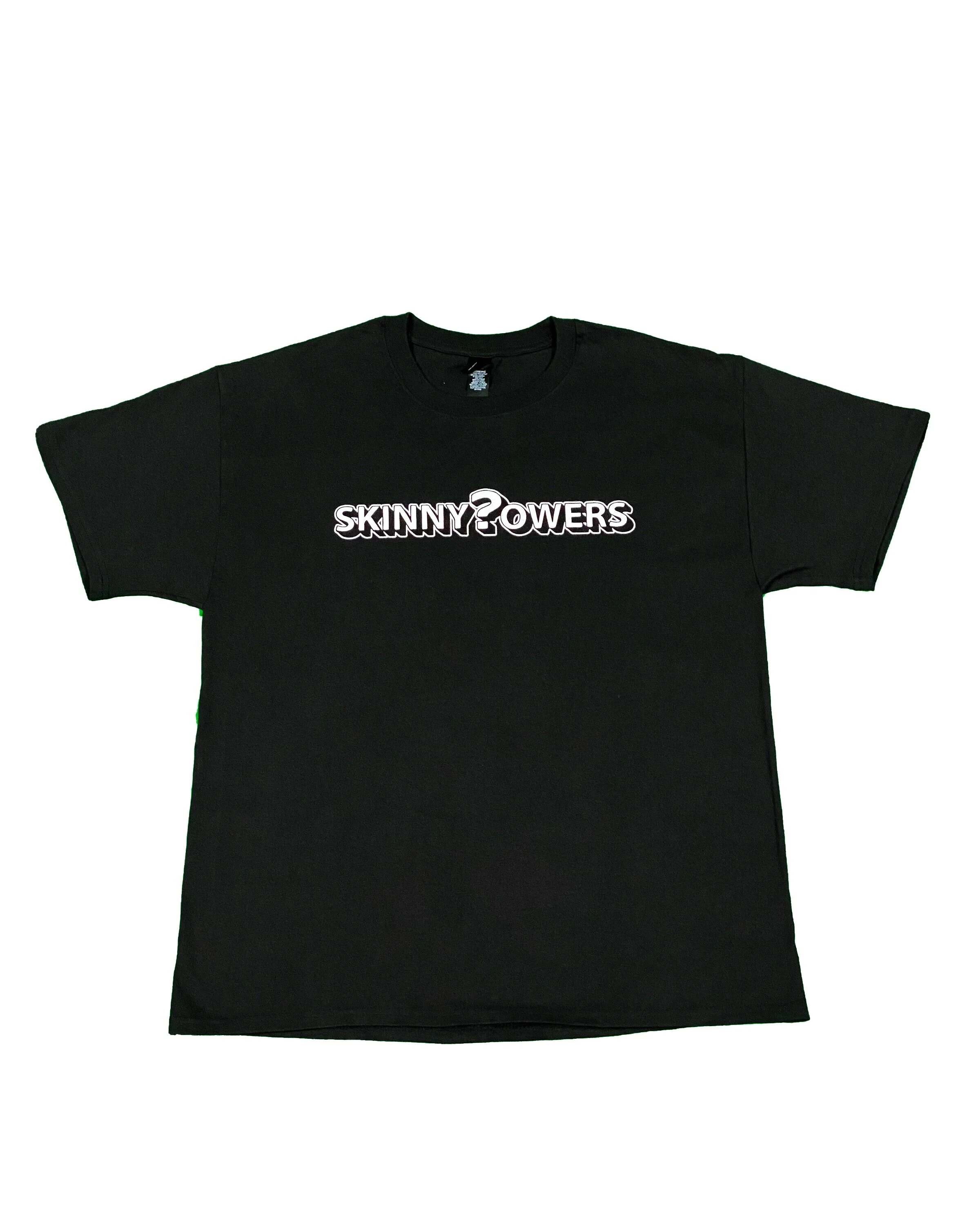 SKINNY POWERS LOGO TEE - BLACK