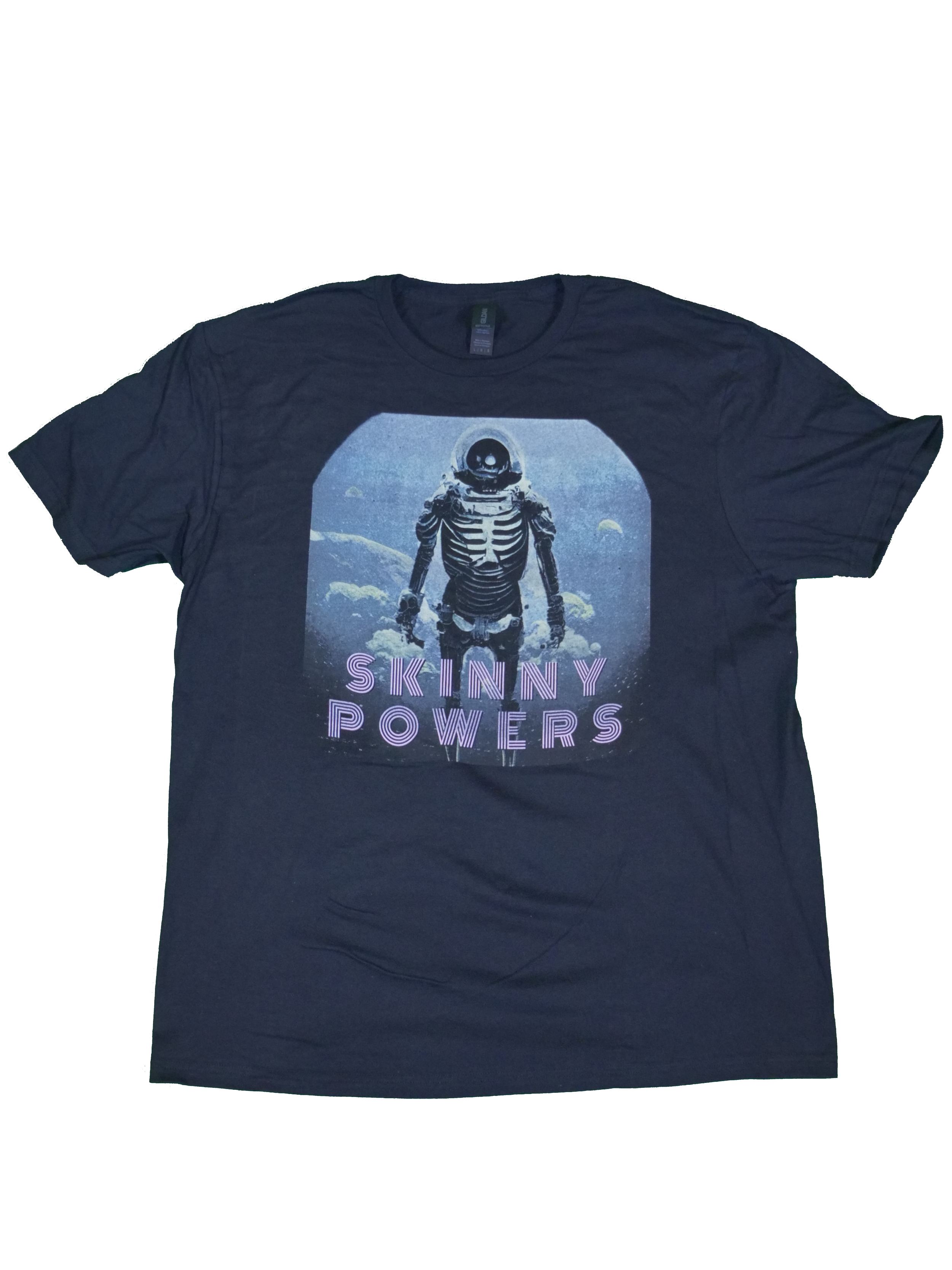 SKINNY POWERS - ASTRONAUT TEE - BLACK