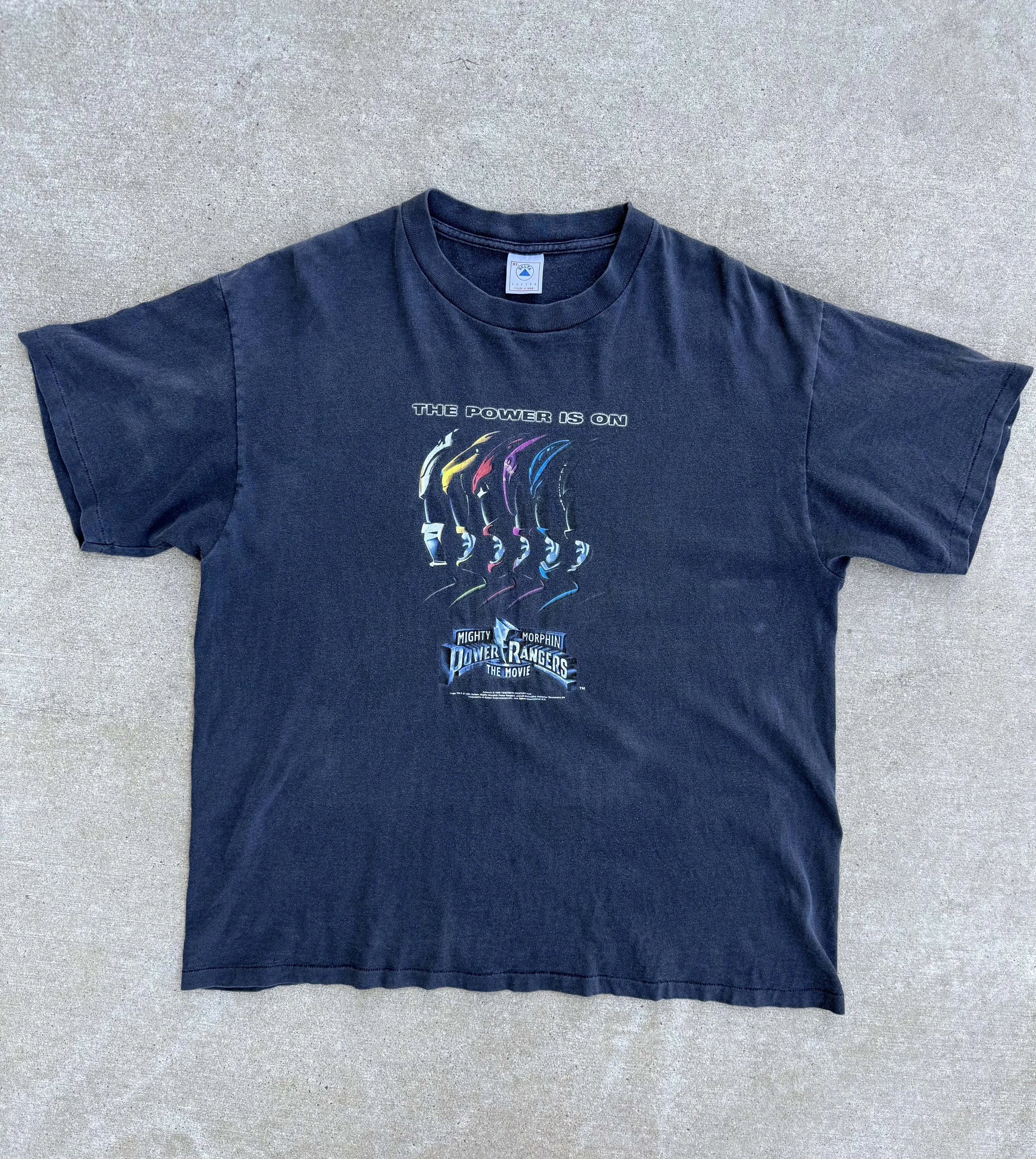 90s VINTAGE POWER RANGERS MOVIE TEE