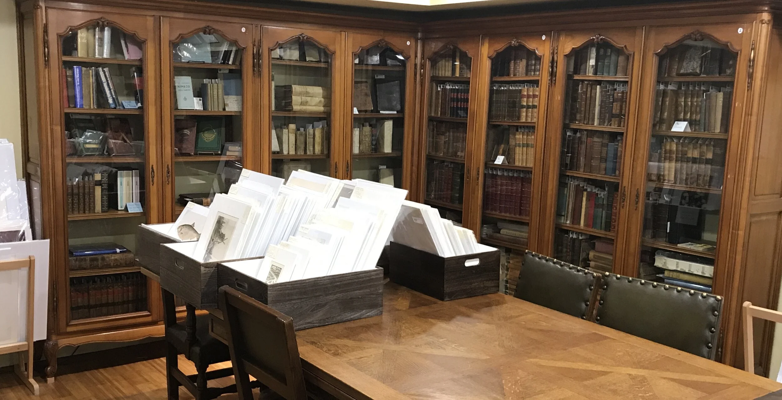 A Corner of our Rare Book Room on our Lower Level