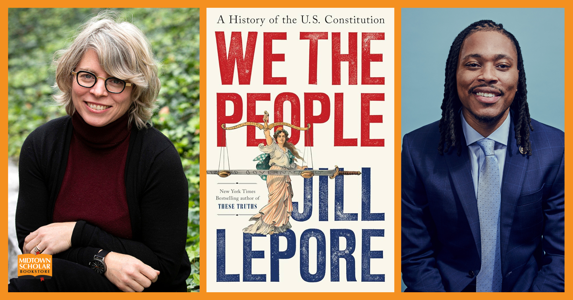 An Evening with Jill Lepore and Malcolm Kenyatta: We the People