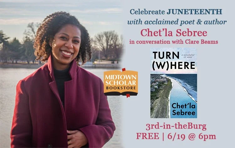 Celebrate Juneteenth with Chet'la Sebree in conversation with Clare Beams