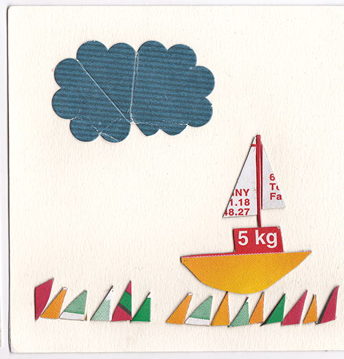 carboard collage