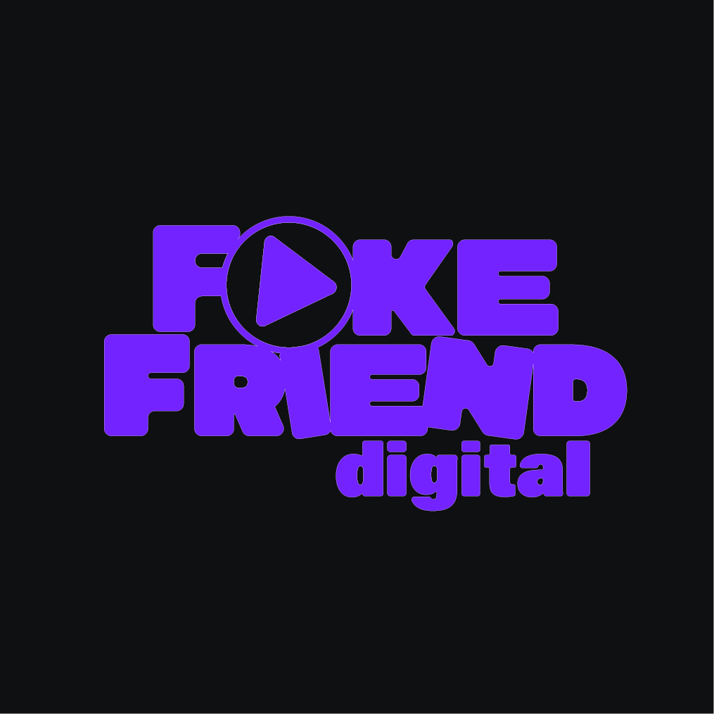  Fake Friend Digital Business Logo Design 
