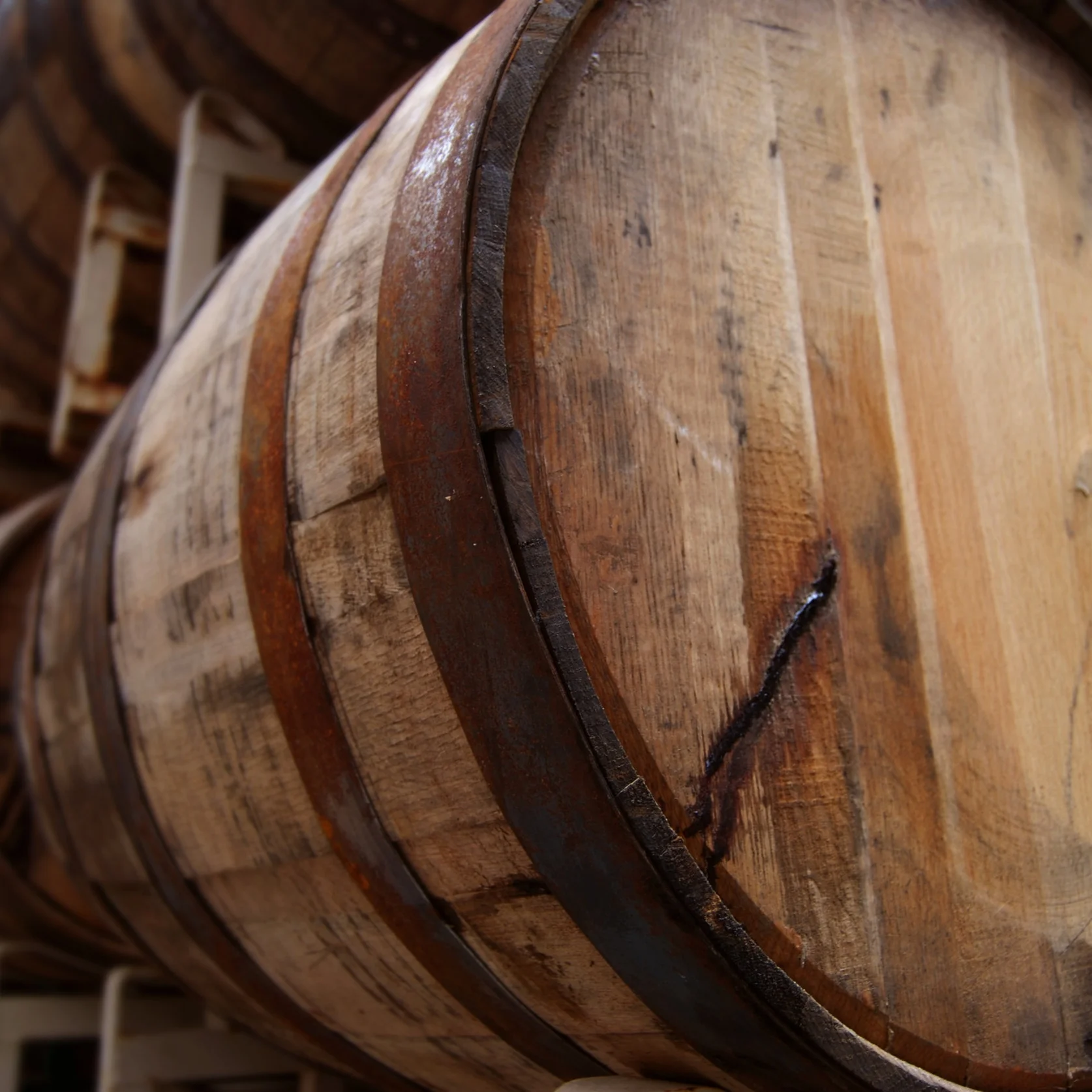 Image of oak fermenting barrel.