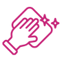 safe cleaning icon