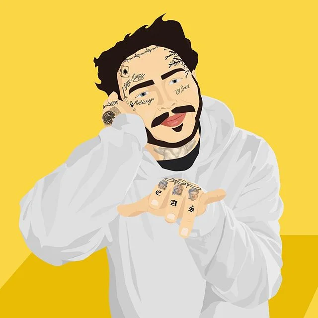 Post // illustrated by Sad Boy. #🙍🏻&zwj;♂️ @postmalone -
-
-
-
-
#SadBoy #SadBoyGraphics #DigitalIllustration #DigitalArt #GraphicDesign #Illustrator #Illustration #Fashion #PostMalone #Post #BeerbongsAndBentleys #Stoney #BudLight