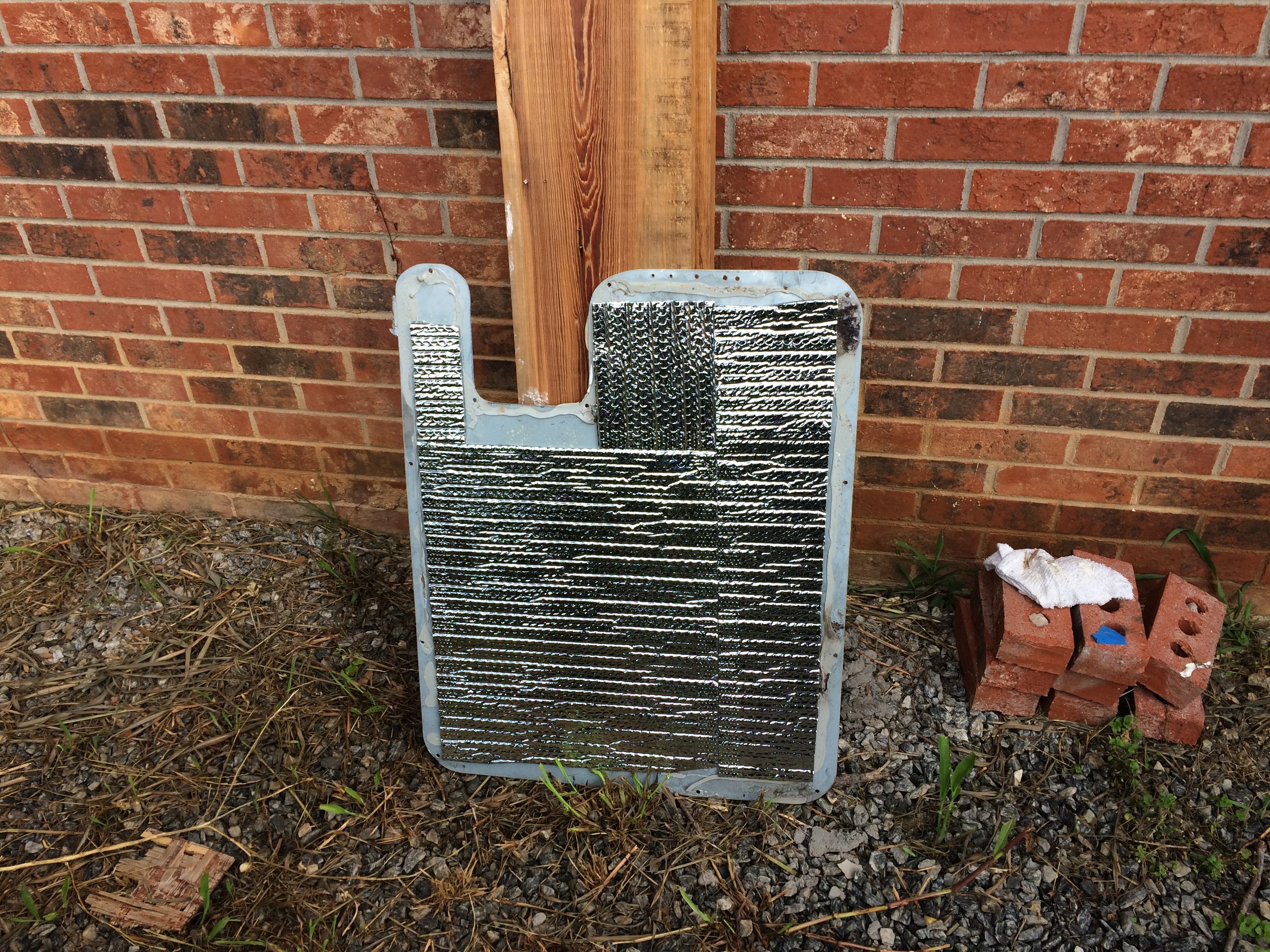 Door Panel Insulation Dried.JPG