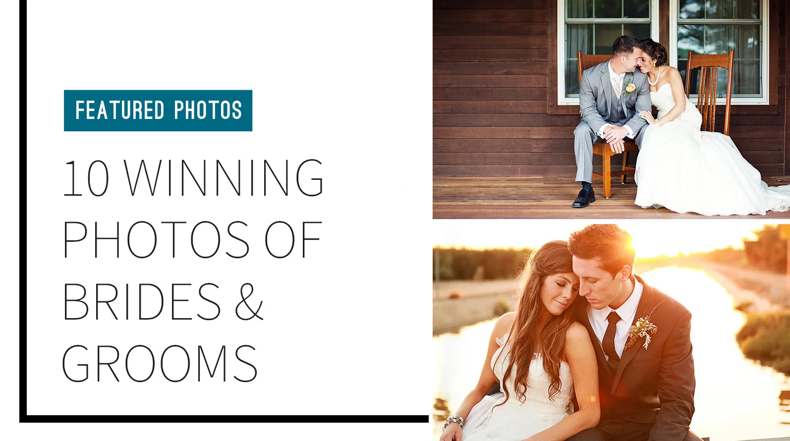 WINNING PHOTO OF BRIDE &amp; GROOM!