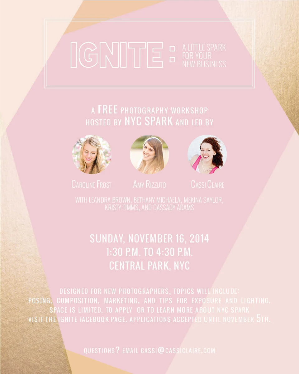 IGNITE: A FREE PHOTOGRAPHY WORKSHOP HOSTED BY NYC SPARK