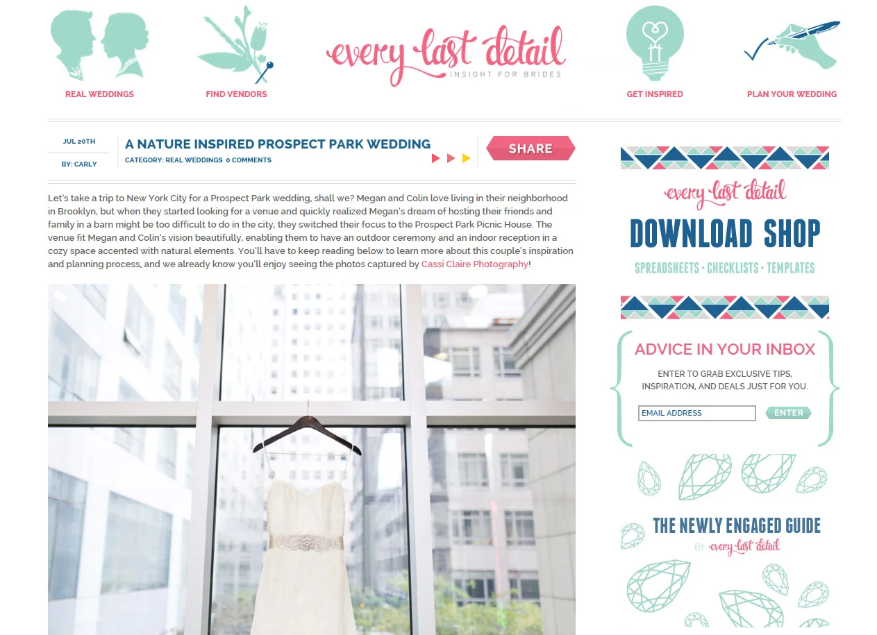 EVERY LAST DETAIL: COLIN + MEGAN