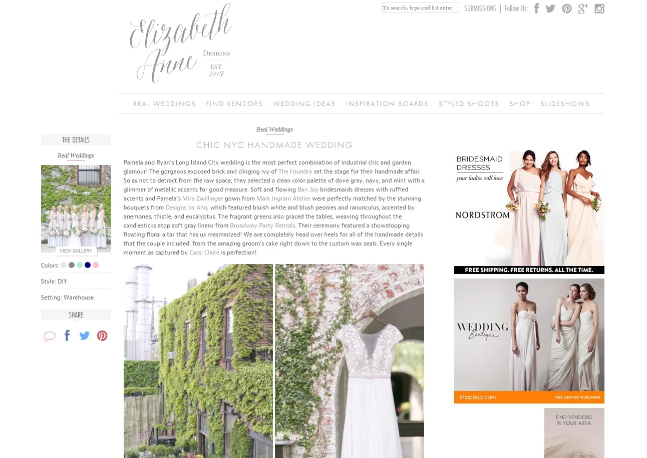 ELIZABETH ANNE DESIGNS: RYAN + PAMELA