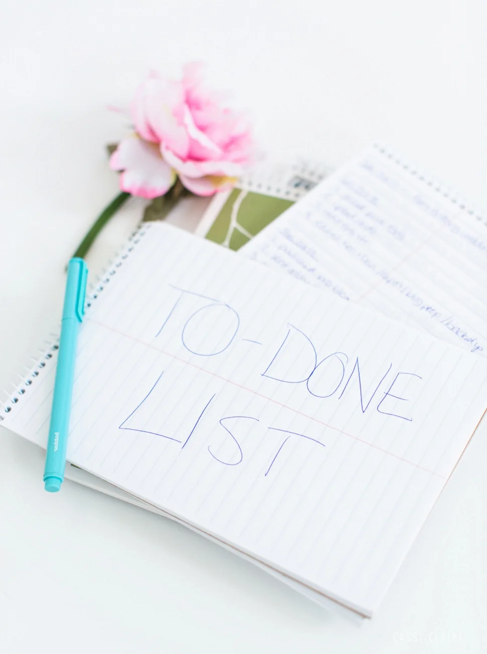 HOW TO FEEL EFFICIENT: THE TO-DONE LIST