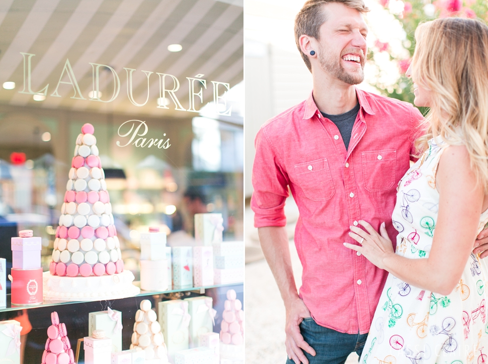 laduree engagement photo