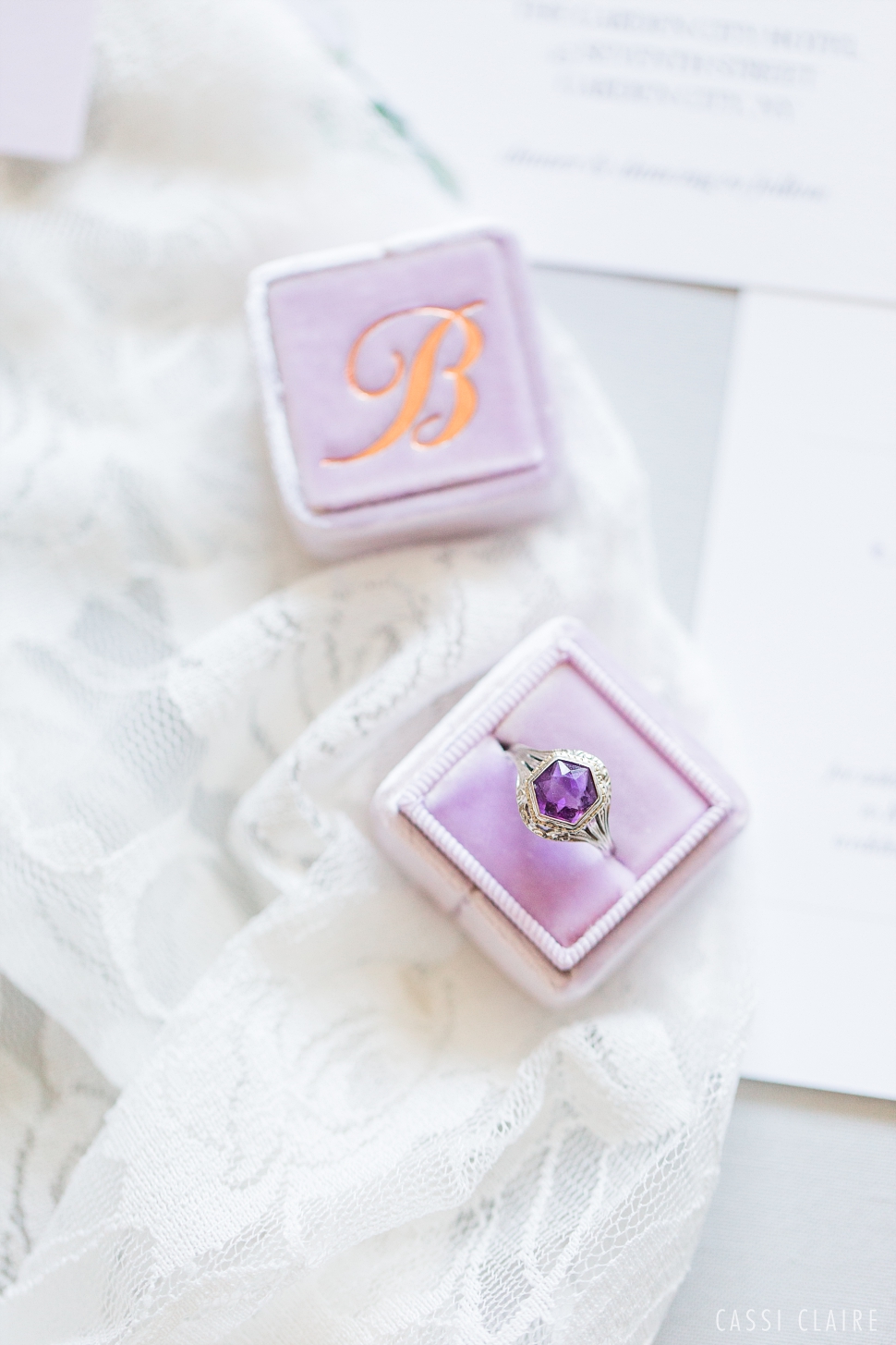 amethyst vintage ring