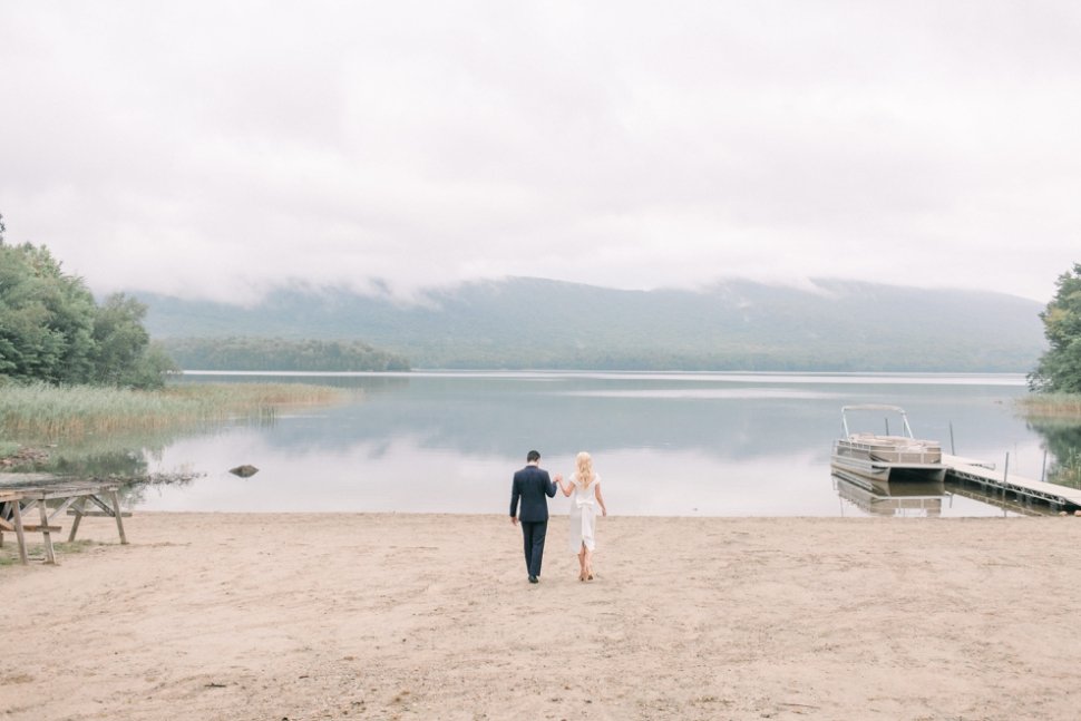 lake wedding at Mountain Top Inn Vermont