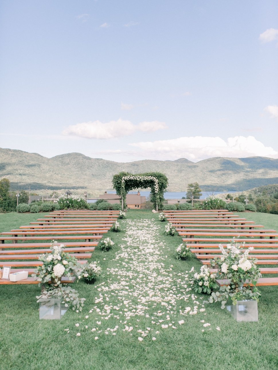 mountain top ceremony at the Mountain Top Inn &amp; Resort VT