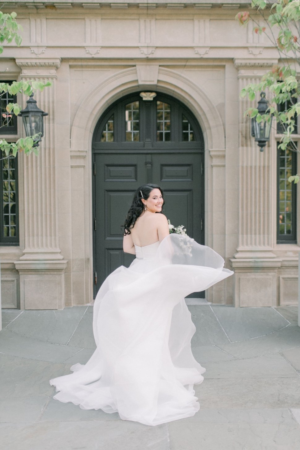 The Mansion at Natirar bridal portrait