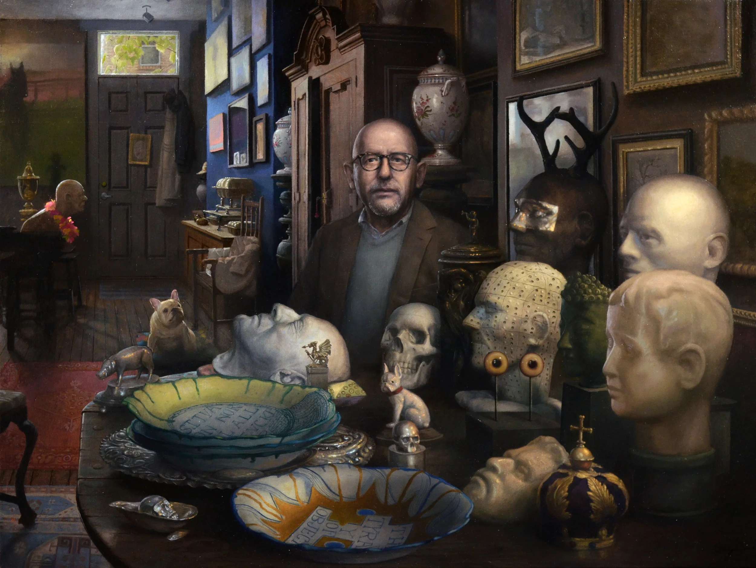 Graham Shearing (The Tyranny of Objects), oil on linen, 24" x 32"