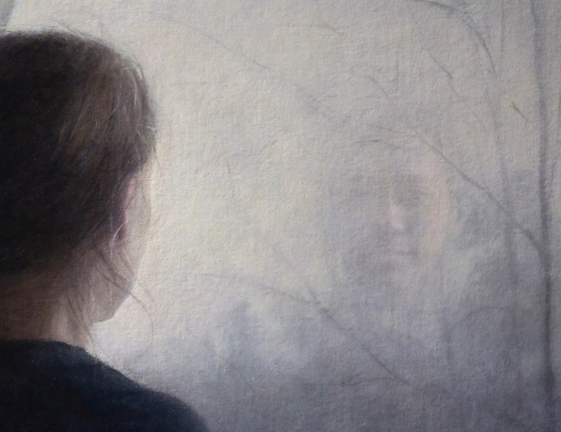 Interior with Two Figures - detail