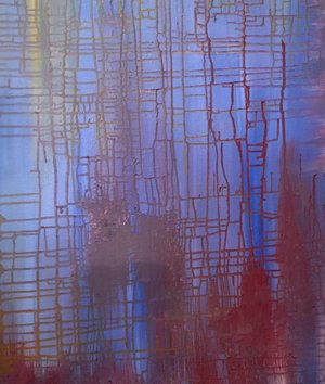 Untitled , 2015 acrylic on canvas 24” x 18”