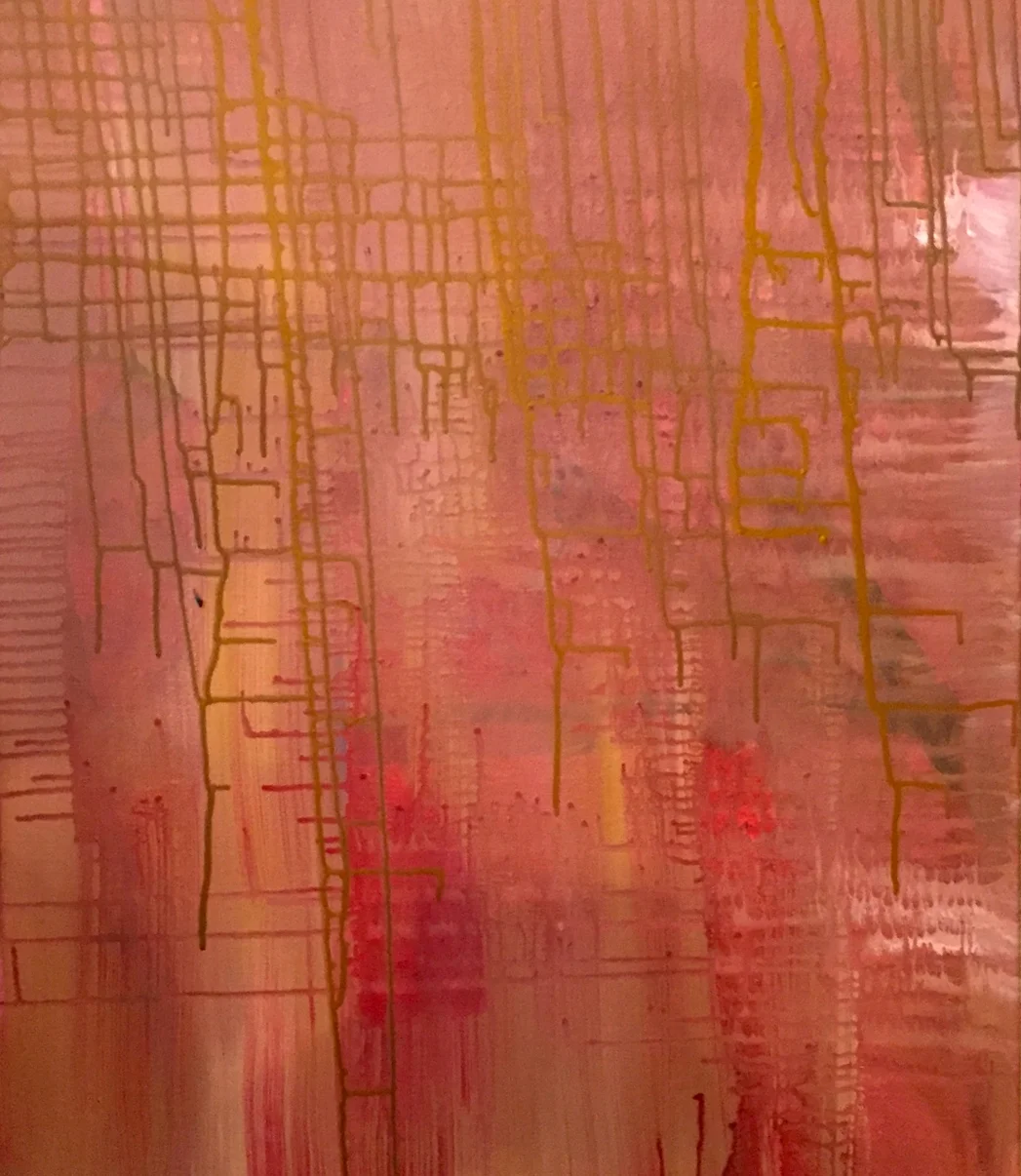 Untitled , 2015 acrylic on canvas 24” x 18”