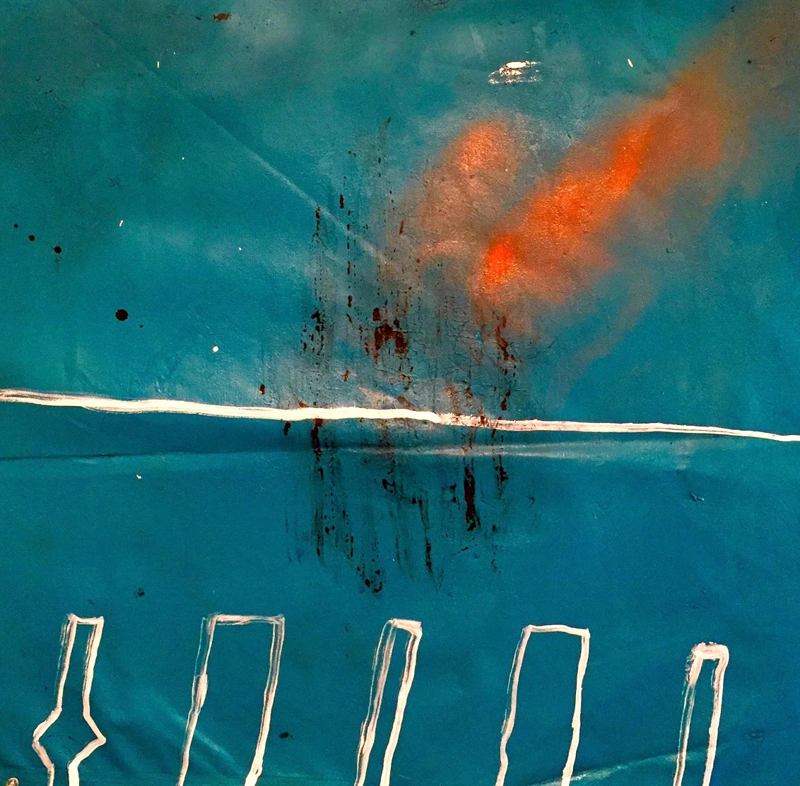 Benched, 2016 acrylic on canvas 30” x 36”