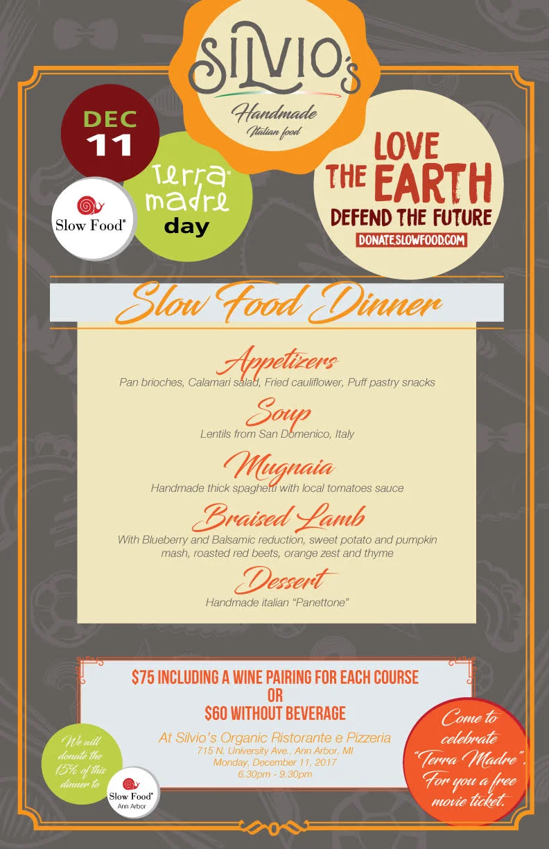 Terra Madre Dinner at Silvio's Organic Ristorante