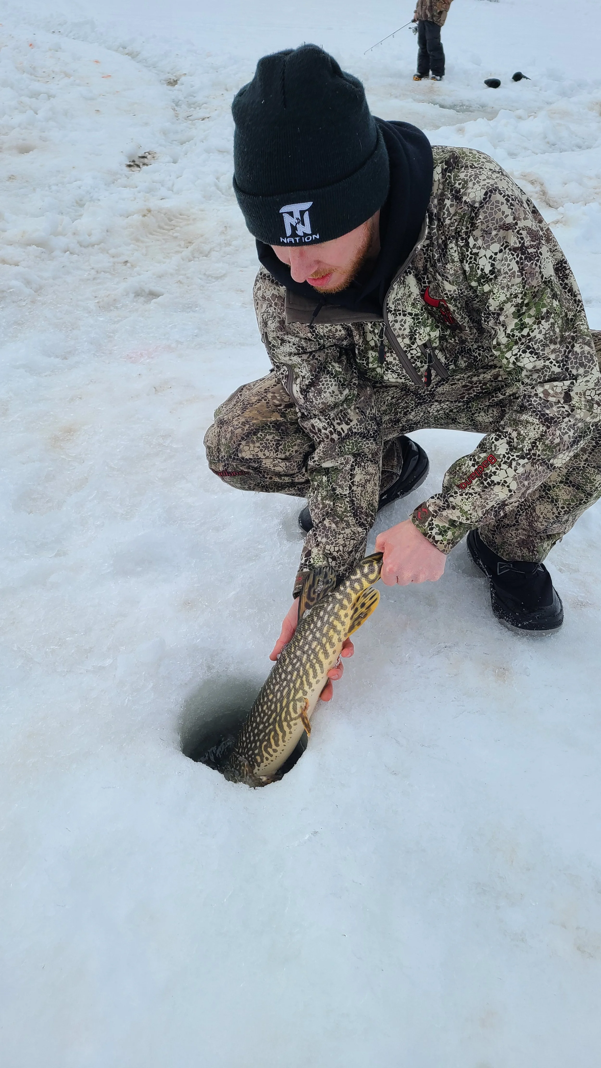 Winter Ice Fishing- Fish Handling