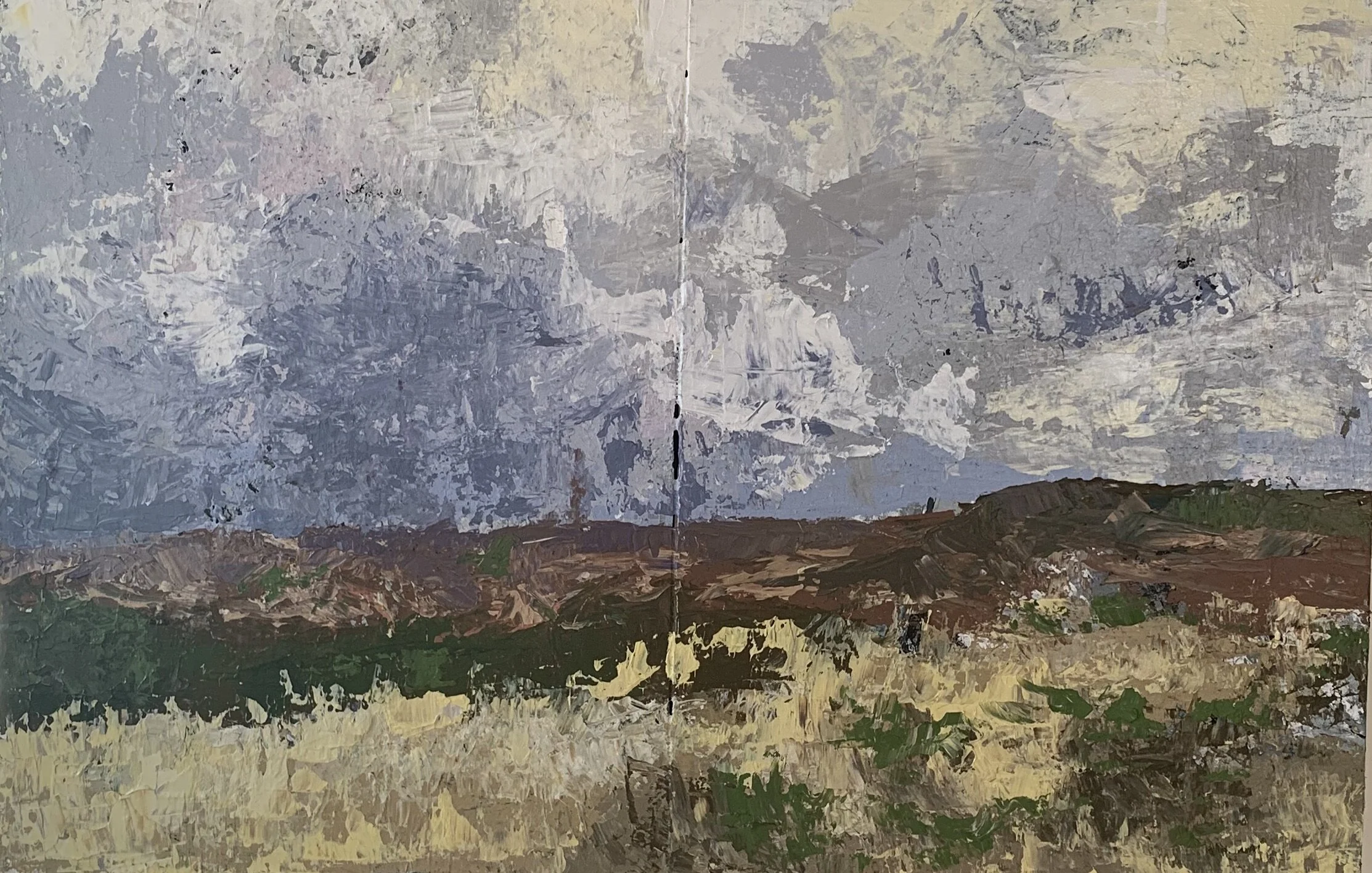 "valley" 24x36 acrylic on canvas, 2020