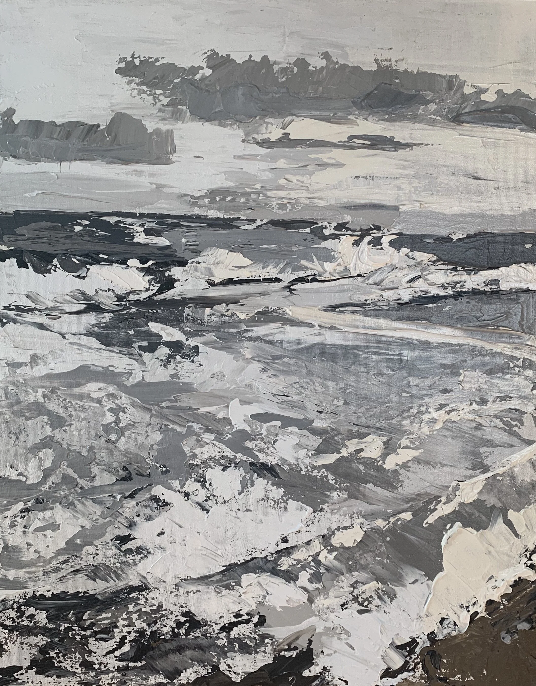 "good harbor" 12x16 acrylic on canvas 2020
