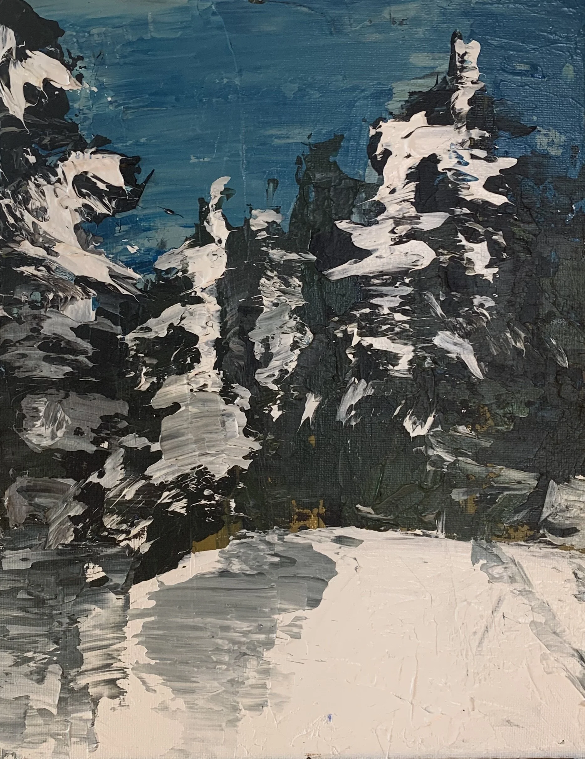 "solitude" 8x10 acrylic on panel 2020