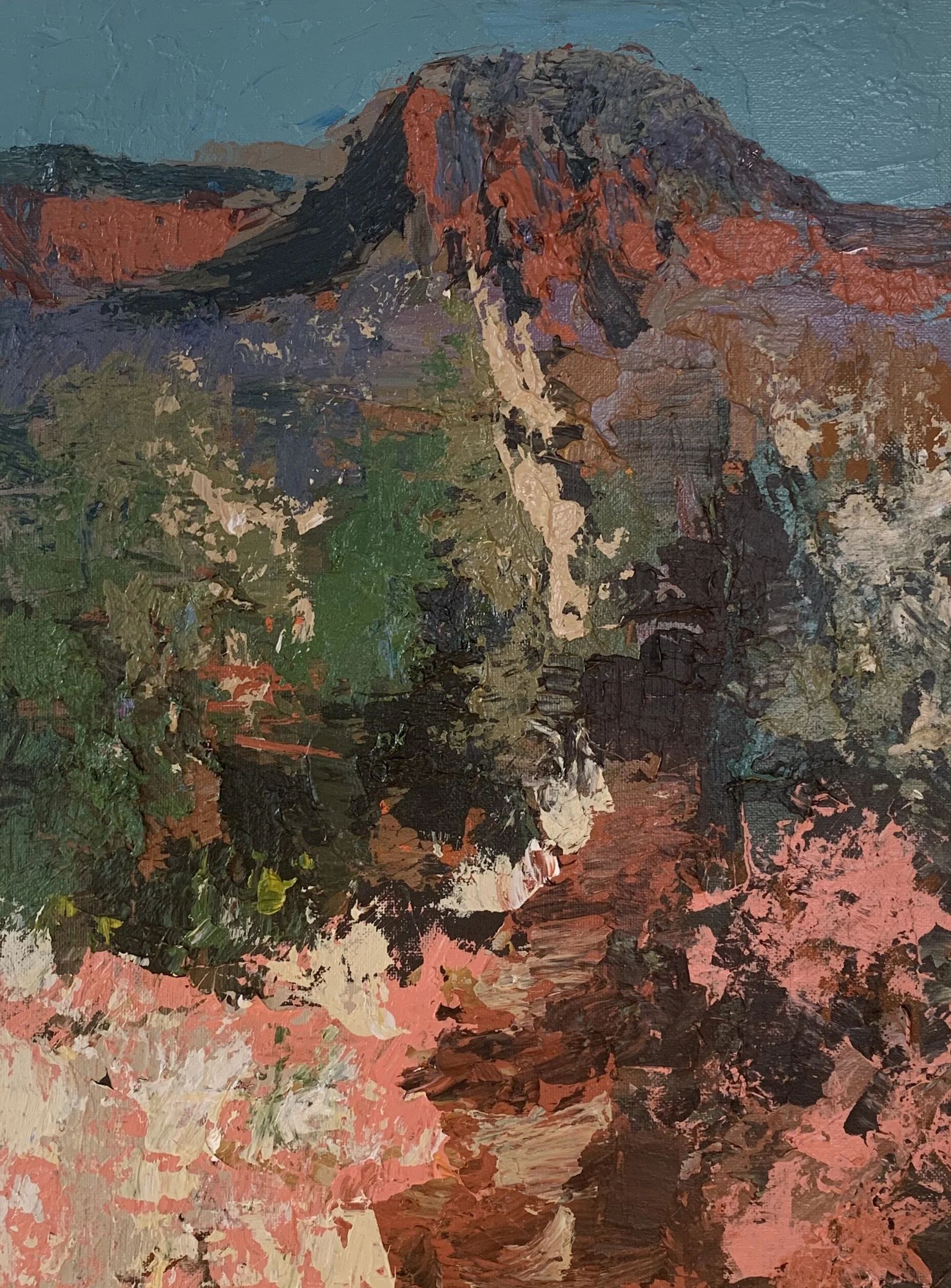 "deserted" 20x24, acrylic on canvas, 2020