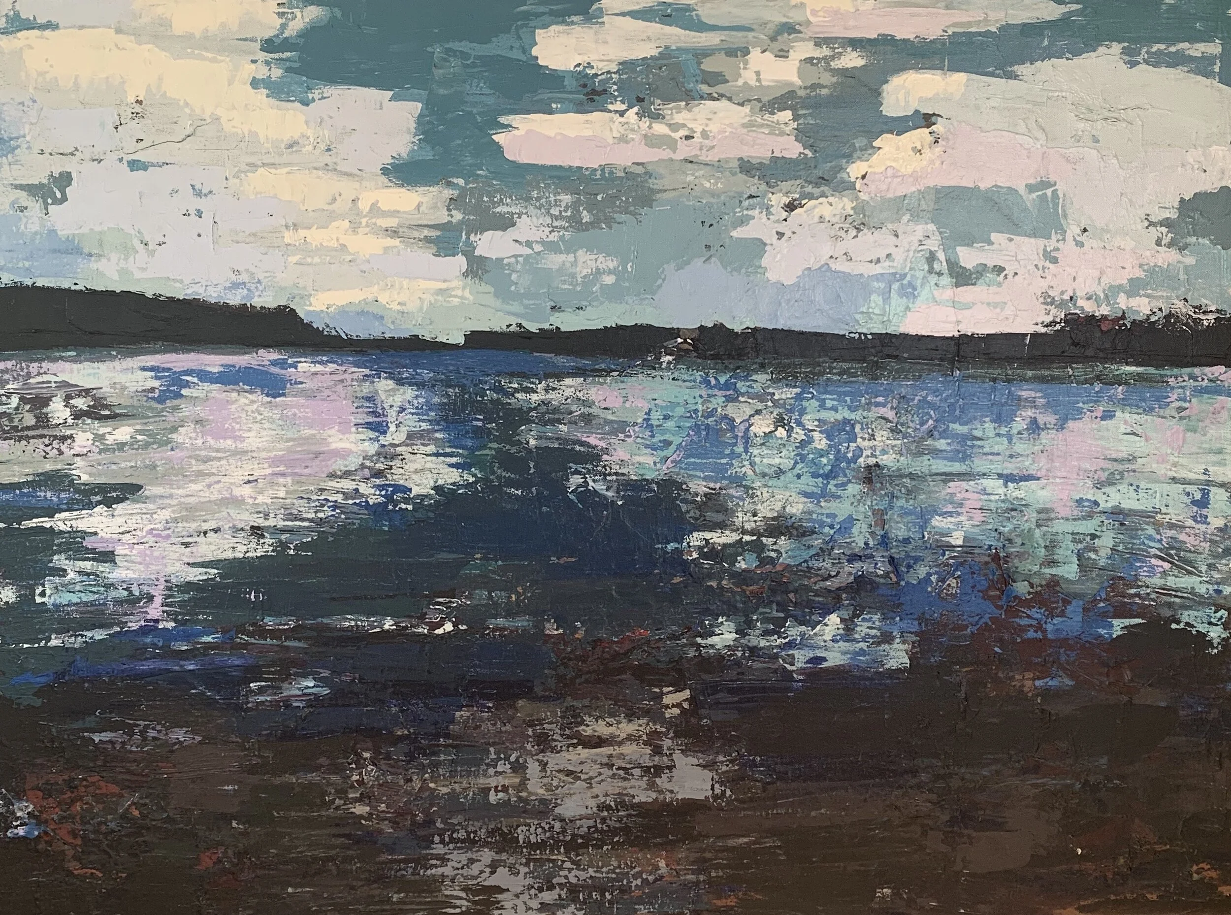 "maine" 30x40 acrylic on canvas, 2020