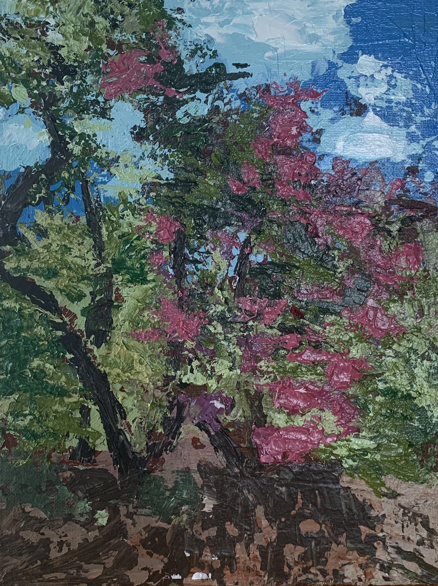 "bloom" 8x10 acrylic on panel 2020