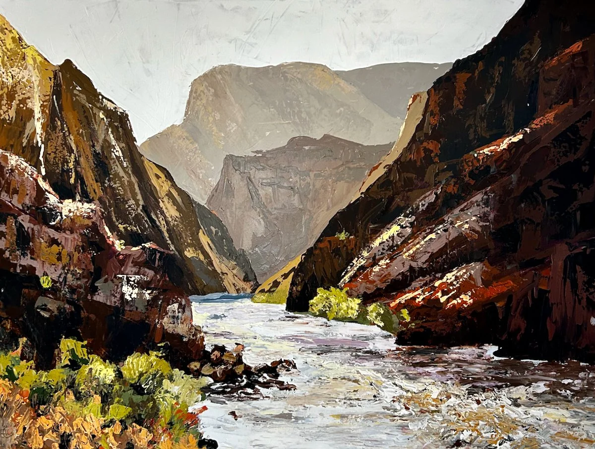 "grand canyon" acrylic on canvas 2023